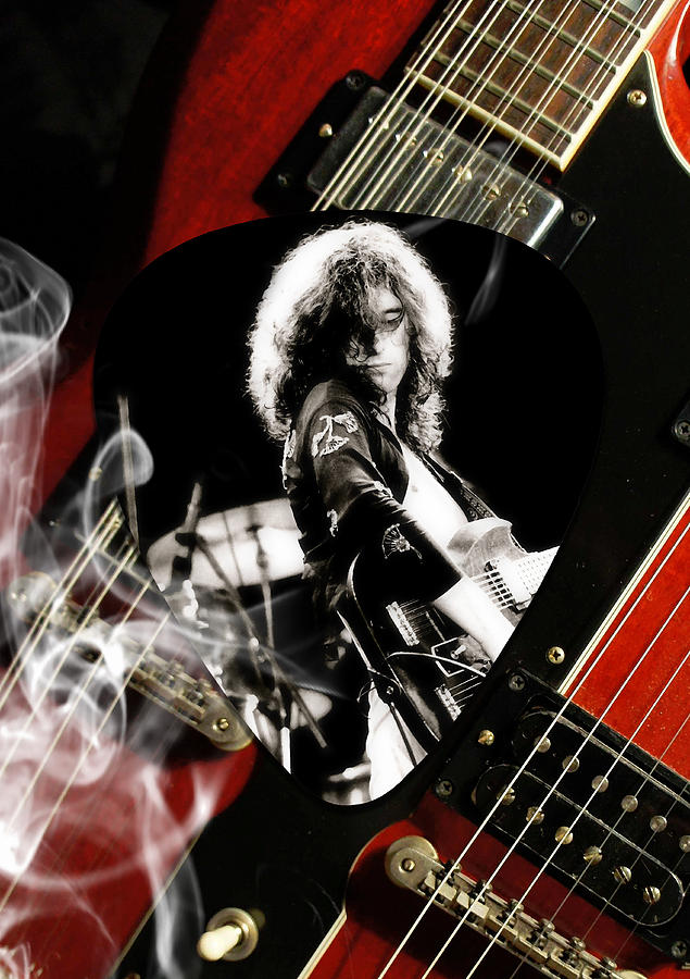 Jimmy Page Art #3 Mixed Media by Marvin Blaine