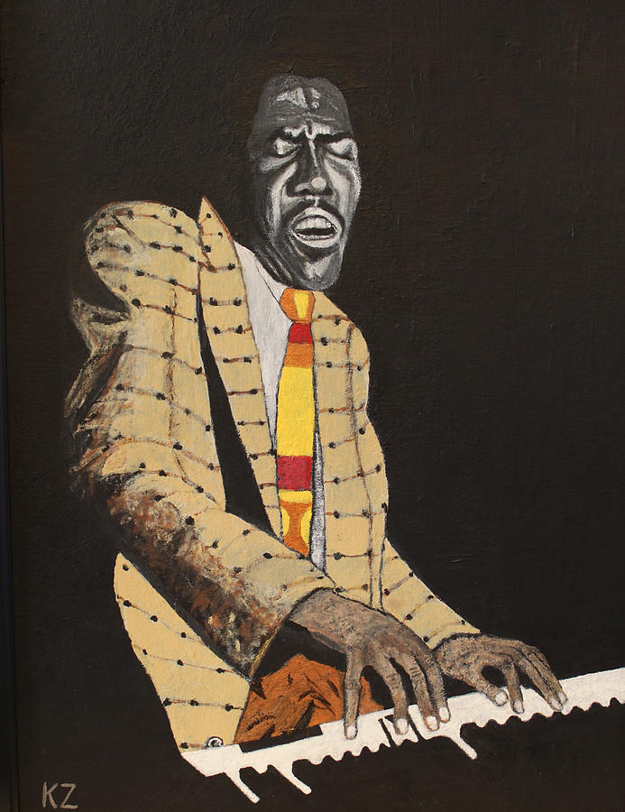 Jimmy Smith Painting - Jimmy Smith.King of the jazz Hammond B-3. #1 by Ken Zabel