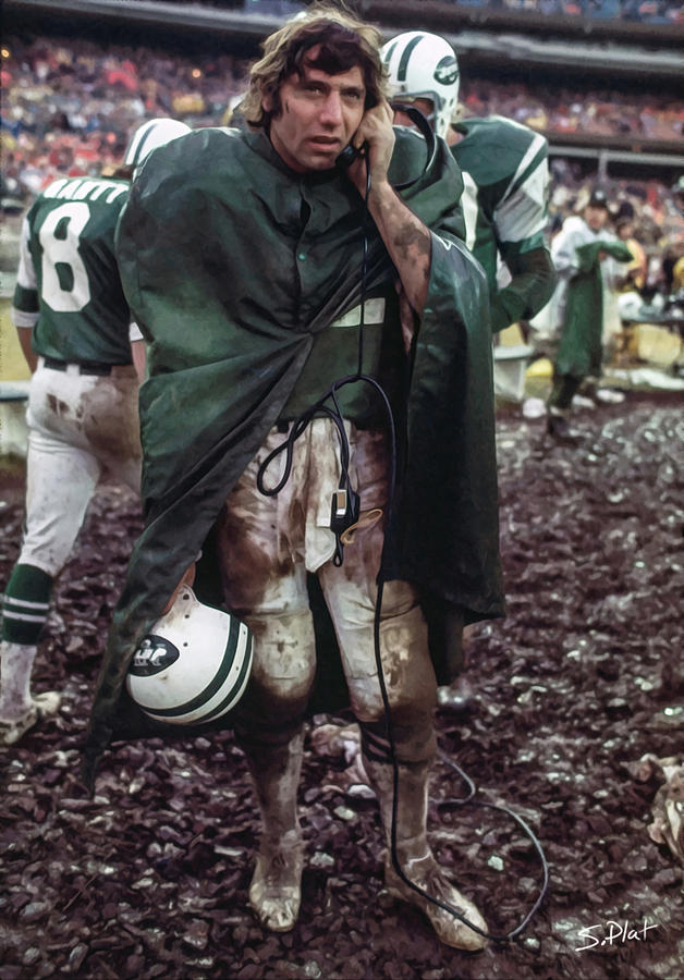 Joe Namath Painting by Sebastian Plat