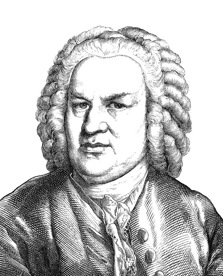 Johann Sebastian Bach #1 Photograph by Granger