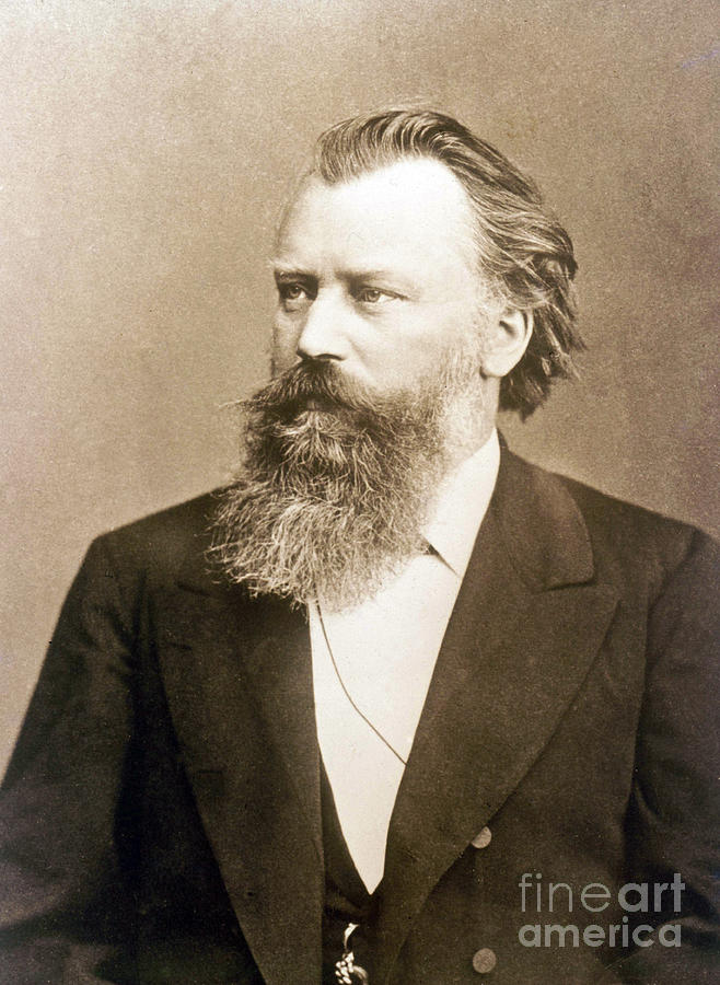 Johannes Brahms, German Composer #1 Photograph by Science Source