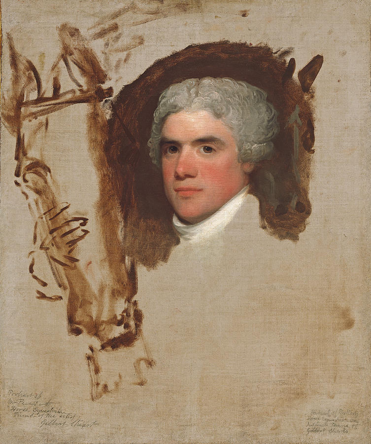 John Bill Ricketts #2 Painting by Gilbert Stuart