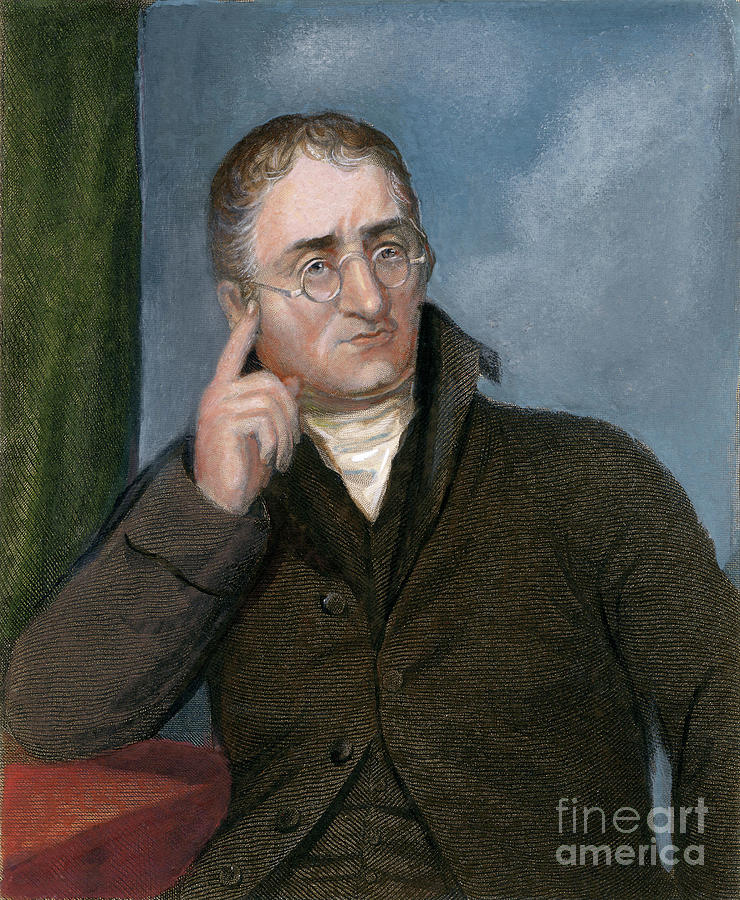 John Dalton  #1 Drawing by Granger