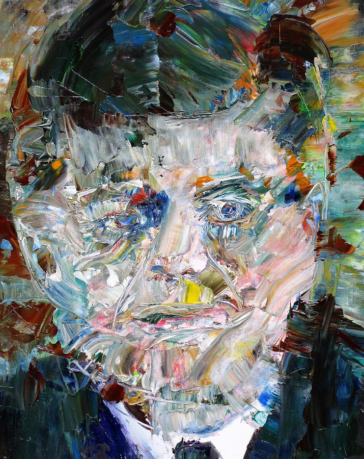 JOHN F. KENNEDY - oil portrait Painting by Fabrizio Cassetta - Fine Art ...