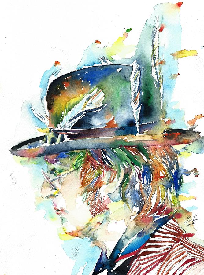 John Lennon  Painting by Fabrizio Cassetta