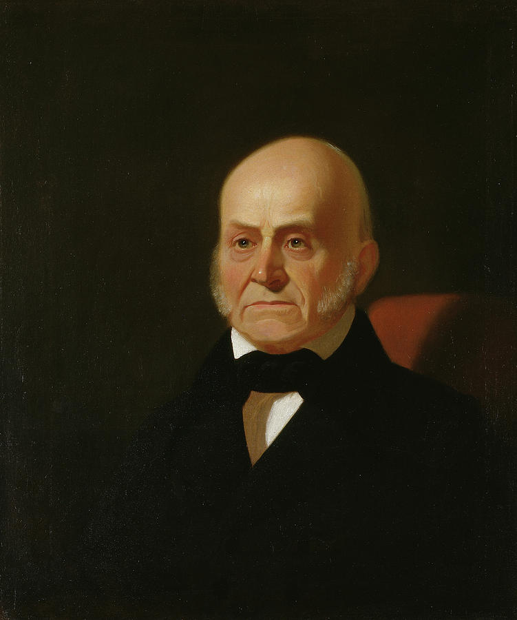 George Caleb Bingham Painting - John Quincy Adams #2 by George Caleb Bingham