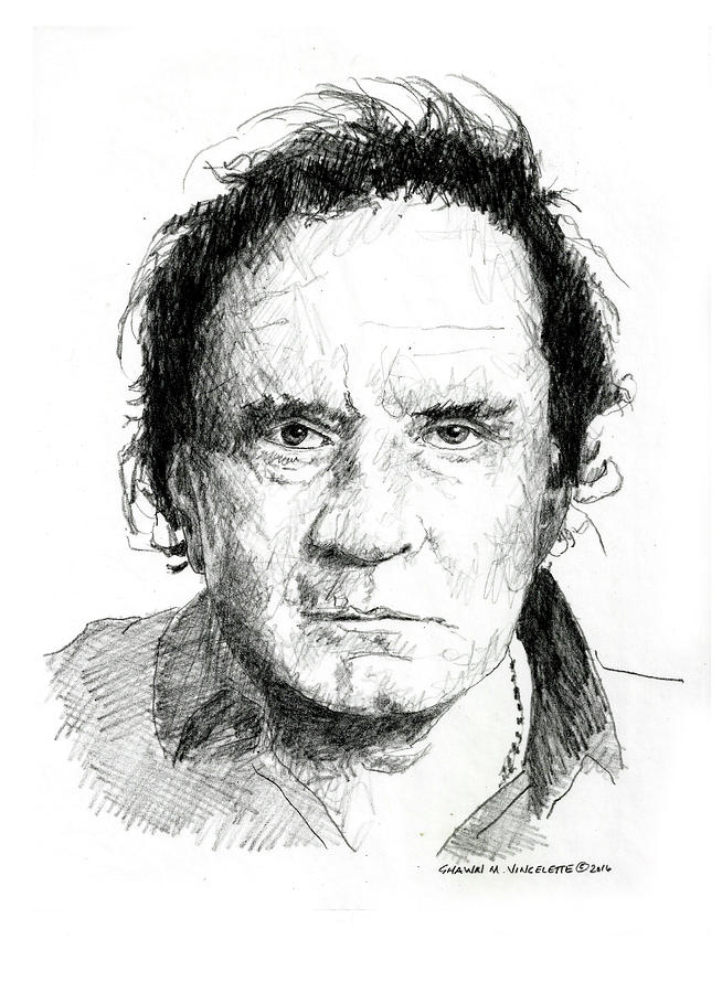 Johnny Cash Drawing