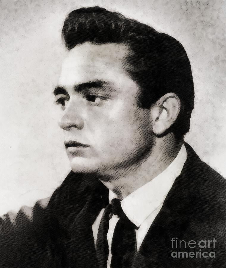 Johnny Cash, Singer Painting