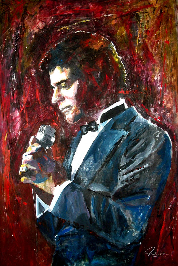 Jazz Painting - Johnny Mathis #2 by Marcelo Neira