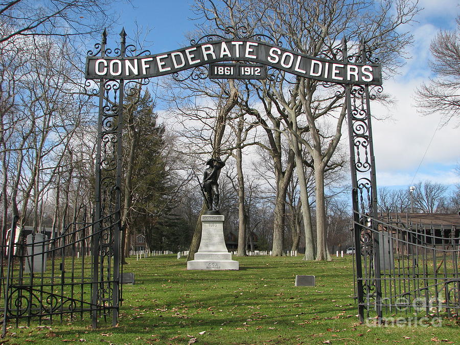 Johnson Island Confederate Stockade Cemetery #1 Photograph by Michael Krek