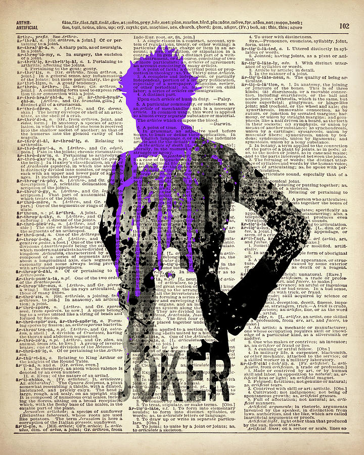 Joker #1 Painting by Art Popop