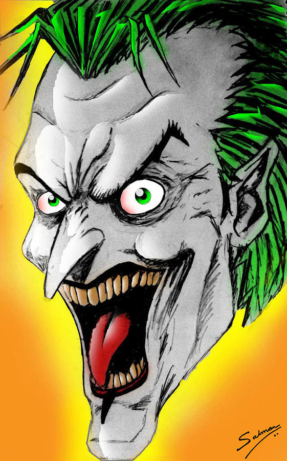 Joker #1 Digital Art by Salman Ravish