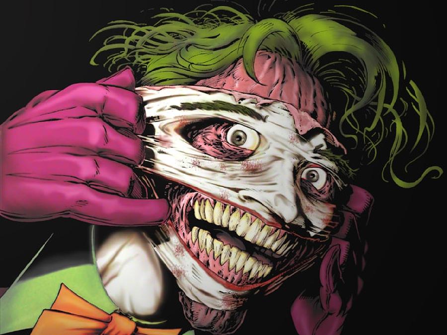 Pattern Digital Art - Joker #1 by Super Lovely