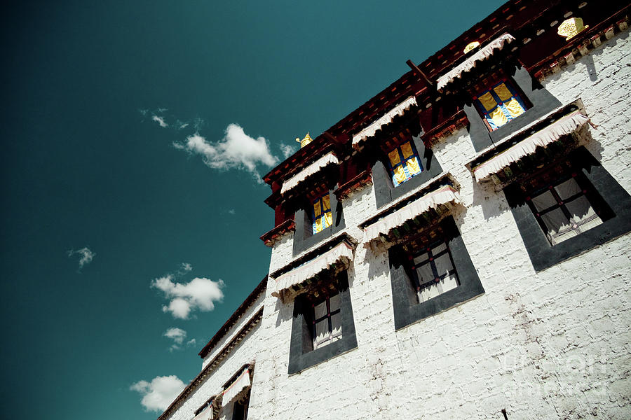 Jokhang Temple Wall Lhasa Tibet Artmif.lv #1 Photograph by Raimond Klavins