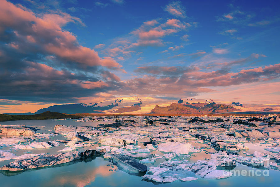 Jokulsarlon Glacier Lake - Iceland #1 Photograph by Henk Meijer Photography
