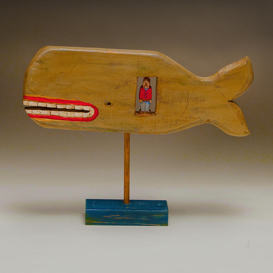 Fish Sculpture - Jonah #1 by James Neill