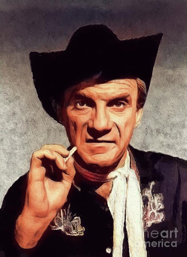 Hollywood Painting - Jonathan Harris, Vintage Actor #1 by Esoterica Art Agency