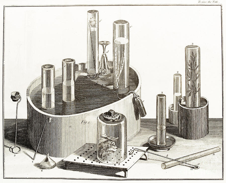 Joseph Priestleys Chemical Apparatus #1 Photograph by Wellcome Images
