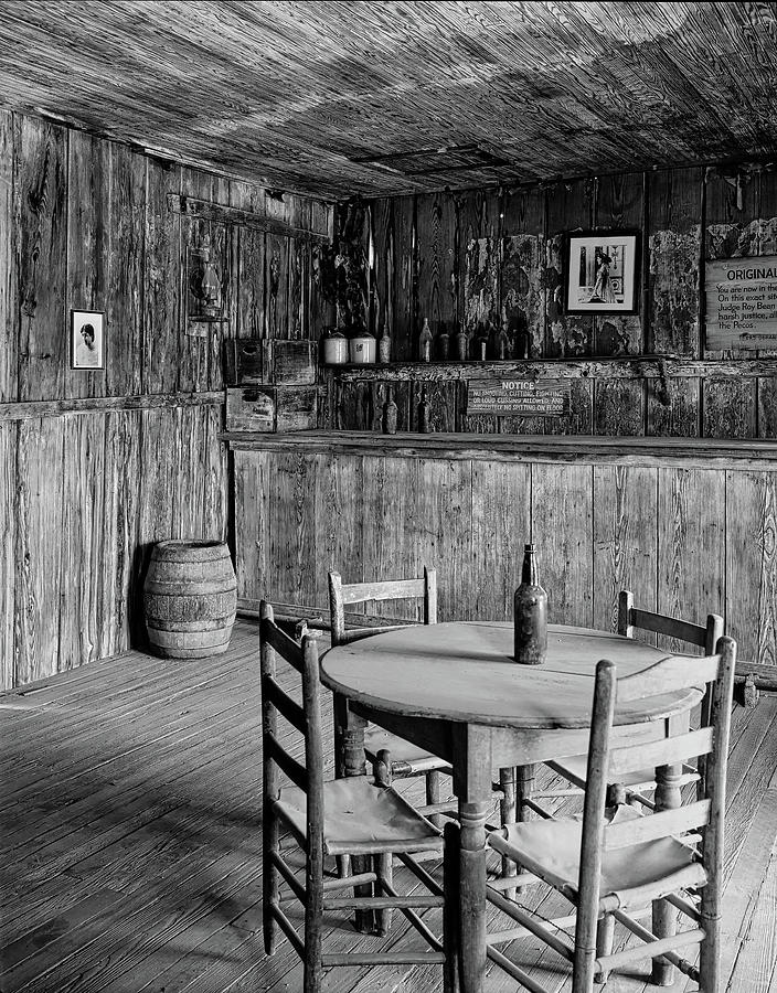 Vintage Photograph - Judge Roy Beans Saloon #1 by Mountain Dreams