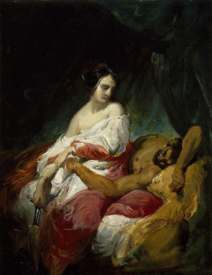Judith and Holofernes #2 Painting by Horace Vernet Judith and Holofernes #2 Painting by Horace Vernet