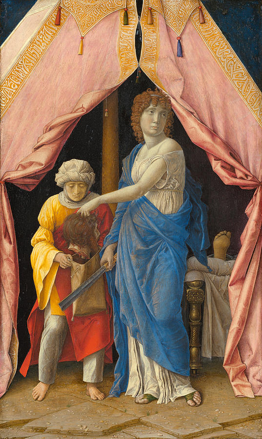Andrea Mantegna Painting - Judith with the Head of Holofernes #1 by Andrea Mantegna