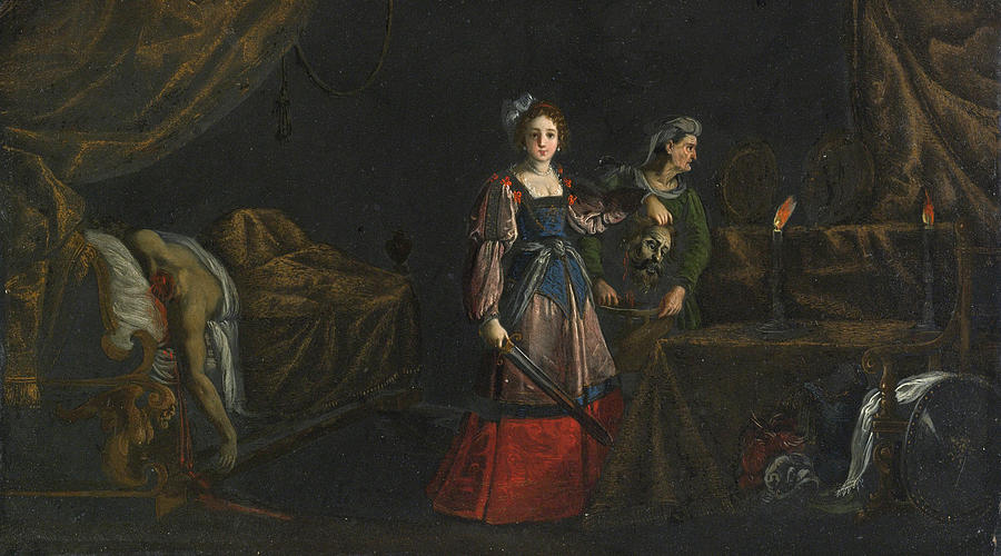 Judith with the Head of Holofernes #2 Painting by Jacques Stella