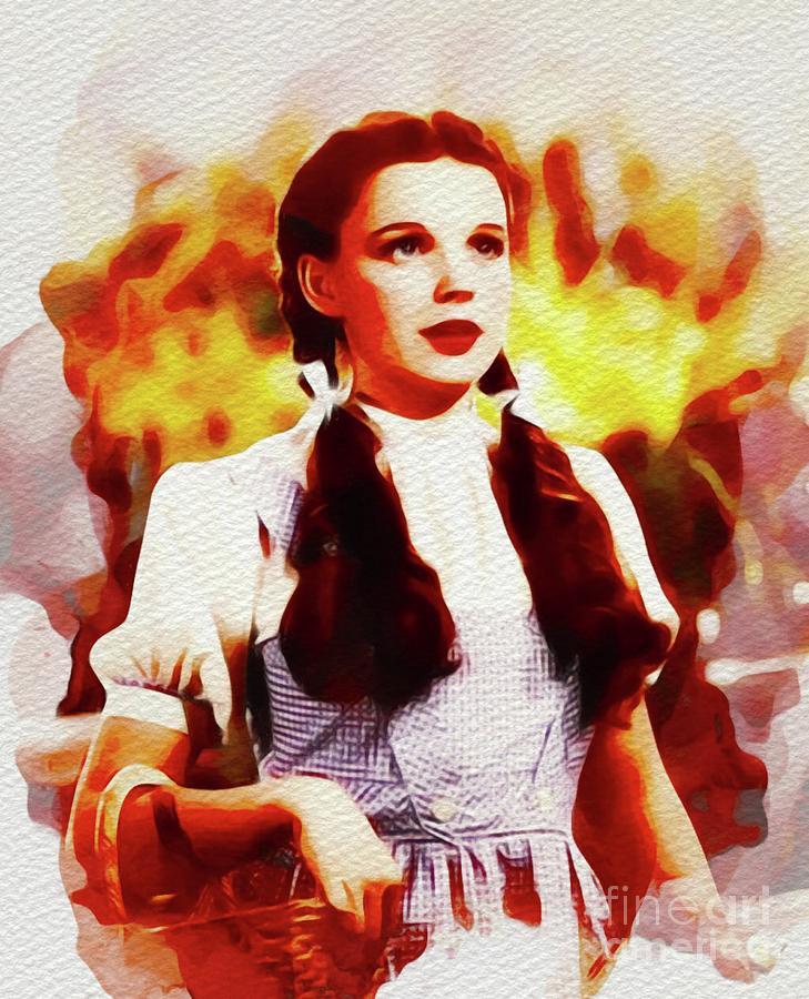 Judy Garland as Dorothy in The Wizard of Oz #1 Painting by Esoterica Art Agency