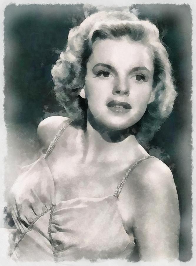 Hollywood Painting - Judy Garland by John Springfield #1 by Esoterica Art Agency