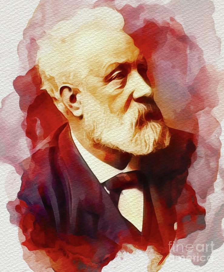 Jules Verne, Author Painting by Esoterica Art Agency - Pixels