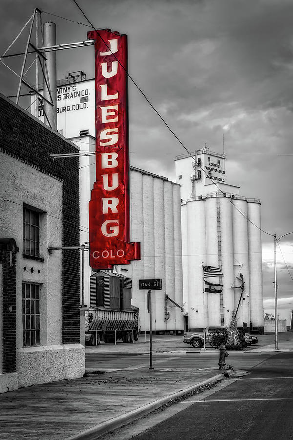 Black And White Photograph - Julesburg Colorado #1 by Mountain Dreams