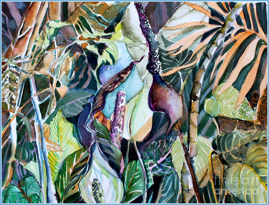 Jungle Painting - Jungle Beat #2 by Mindy Newman