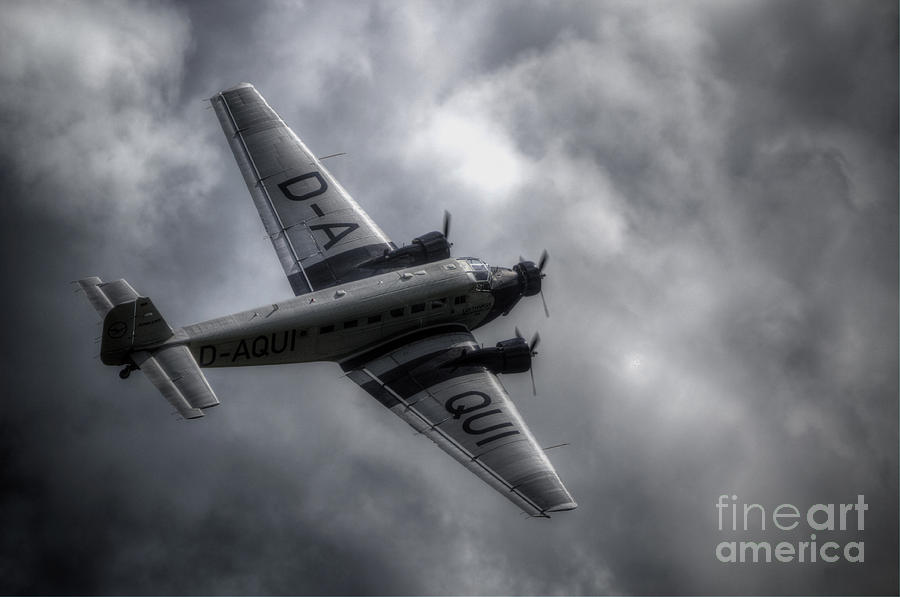 Airplane Digital Art - Junkers Ju52/3m #1 by Nigel Bangert