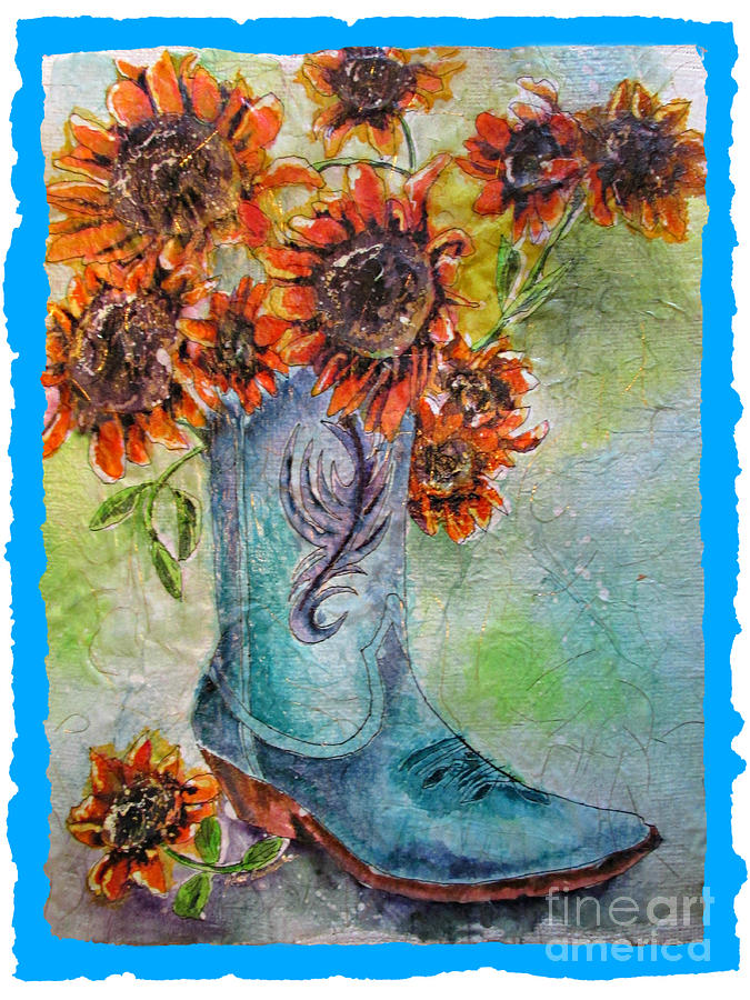 Just a Country Girl #1 Painting by Janet Cruickshank