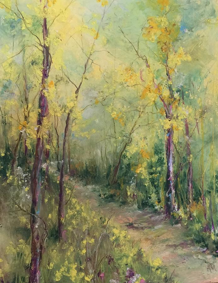 Just A Little Walk #1 Painting by Robin Miller-Bookhout