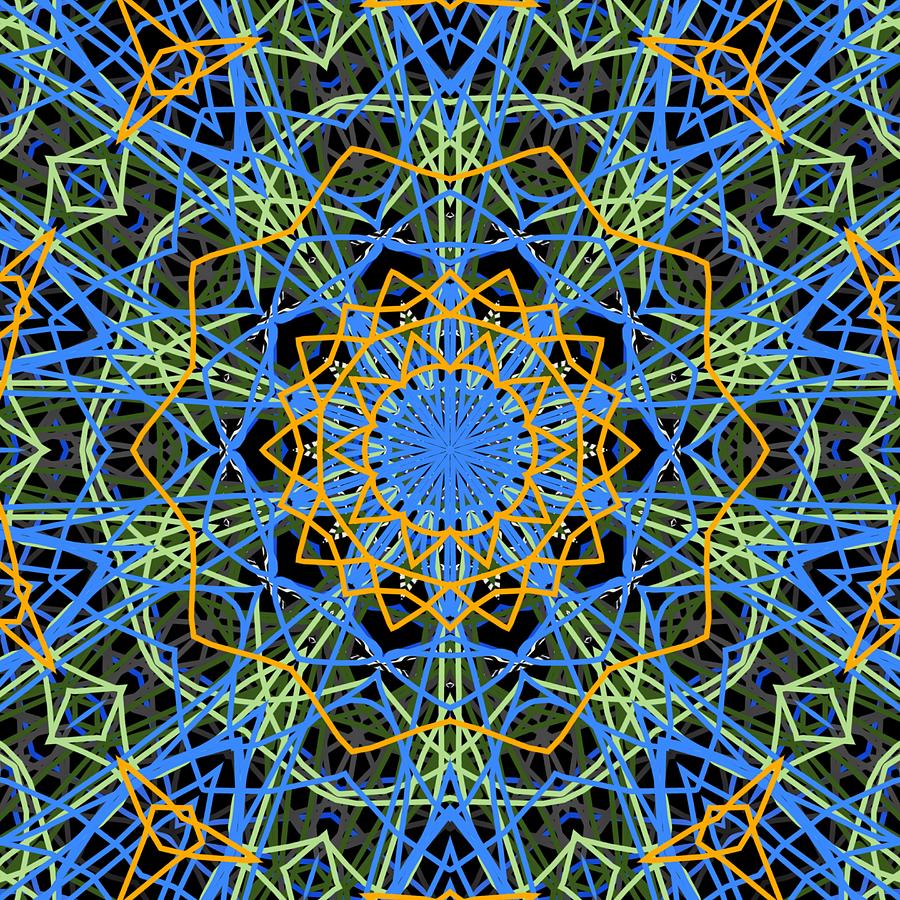 Kaleidoscope 165 by Kristalin Davis Digital Art by Kristalin Davis