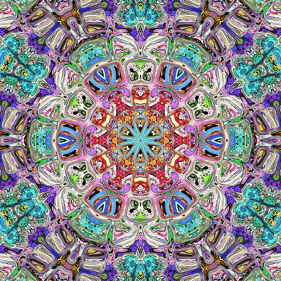 Kaleidoscope of Colors #1 Digital Art by Phil Perkins