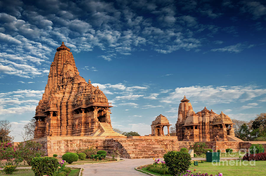 Kandariya Mahadeva Temple Khajuraho India Unesco World Heritage Site Photograph By Rudra Narayan 1959