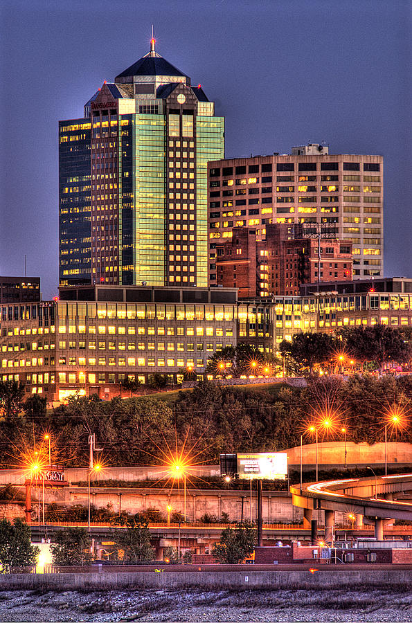 Kansas City Missouri Skyline #1 Photograph by Don Wolf