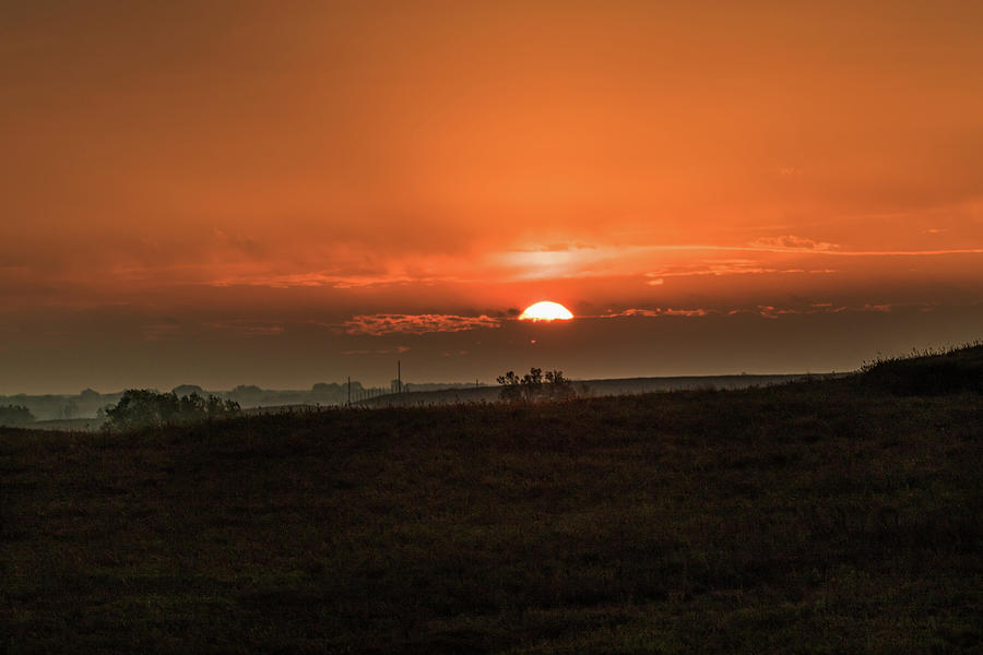 Kansas Sunrise Photograph by Jay Stockhaus