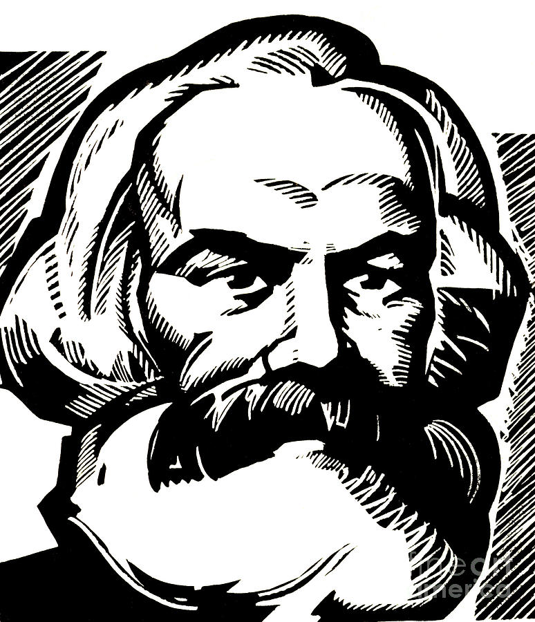 Karl Marx Drawing / Karl marx on the premise of the video. Thewild
