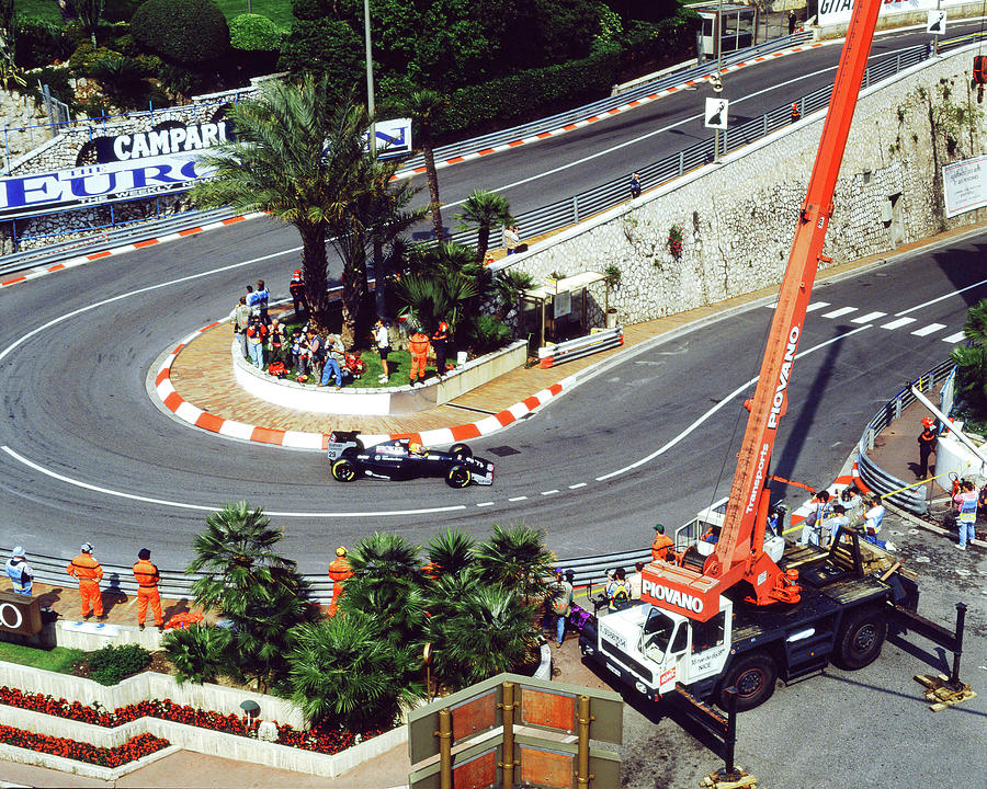 Karl Wendlinger Monaco Grand Prix #1 Photograph by John Bowers
