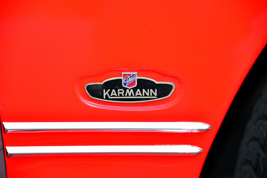 Karmann Ghia name plate #1 Photograph by David Lee Thompson