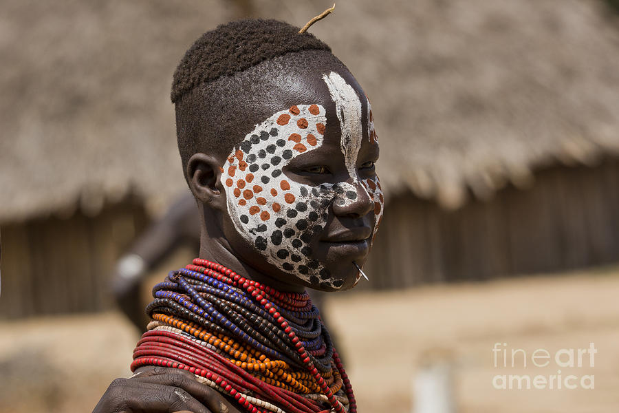 Karo tribe female #1 Photograph by Eyal Bartov
