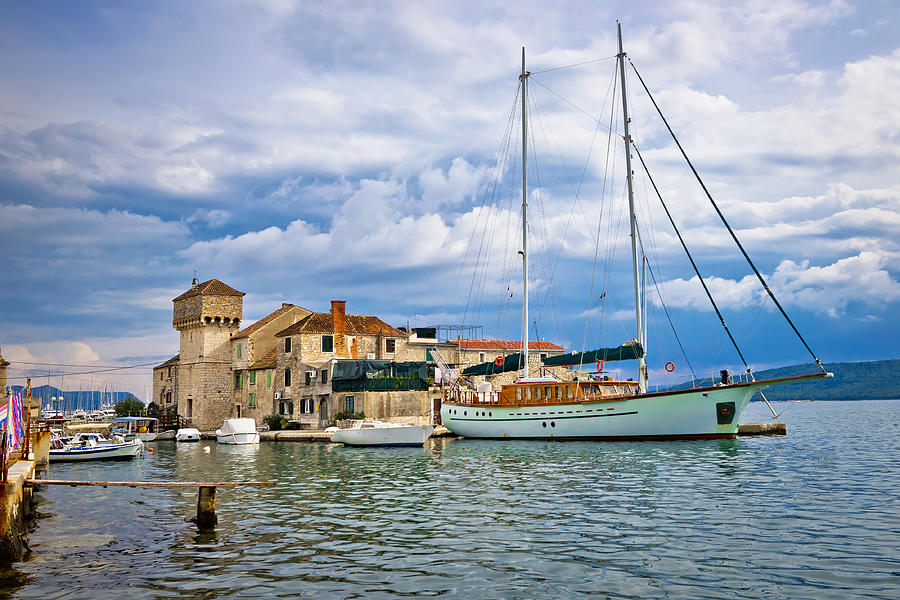 Kastel Gomilica historic island near Split #1 Photograph by Brch Photography