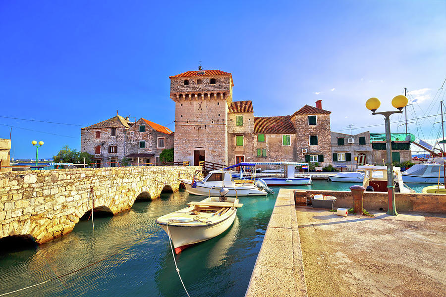 Kastel Gomilica old town on the sea near Split Photograph by Brch ...