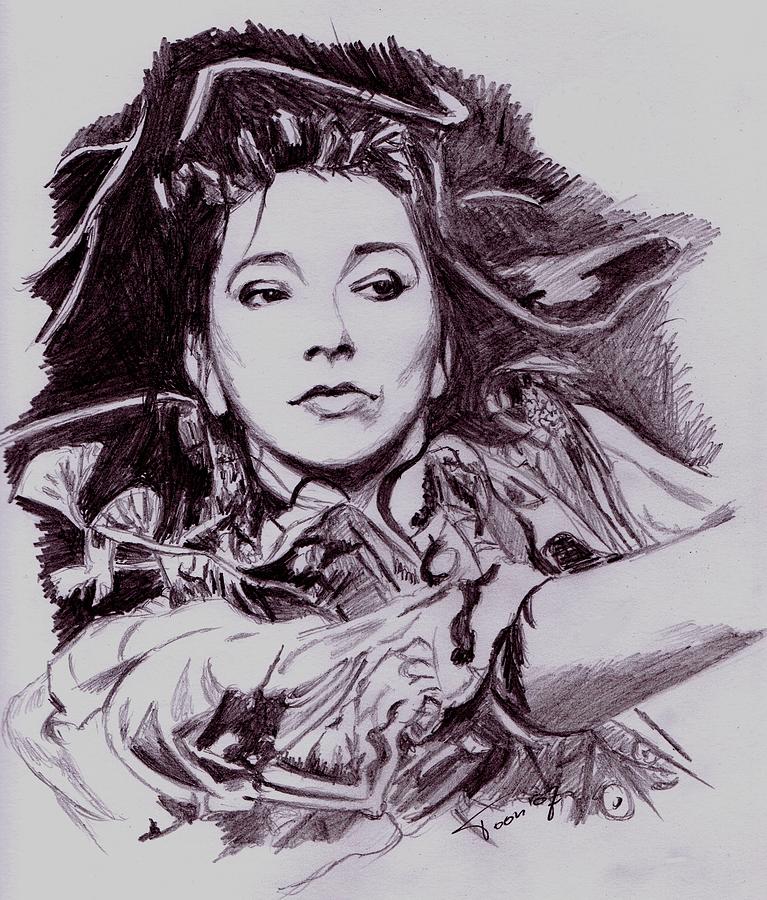 Portrait Drawing - Kate Bush #1 by Toon De Zwart