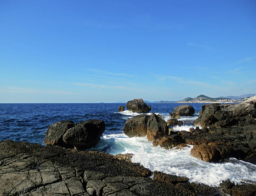 Boulders and the Sea Photograph by Pema Hou