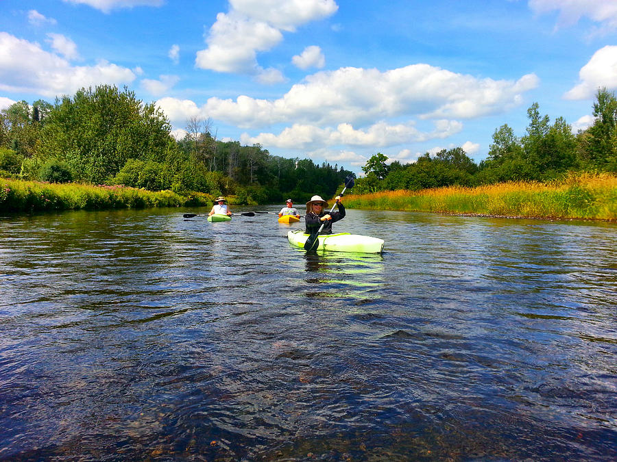 Kayaking the Brule River #1 Photograph by Brook Burling