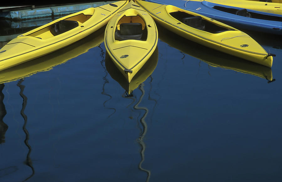 Kayaks #2 Photograph by Joe  Palermo
