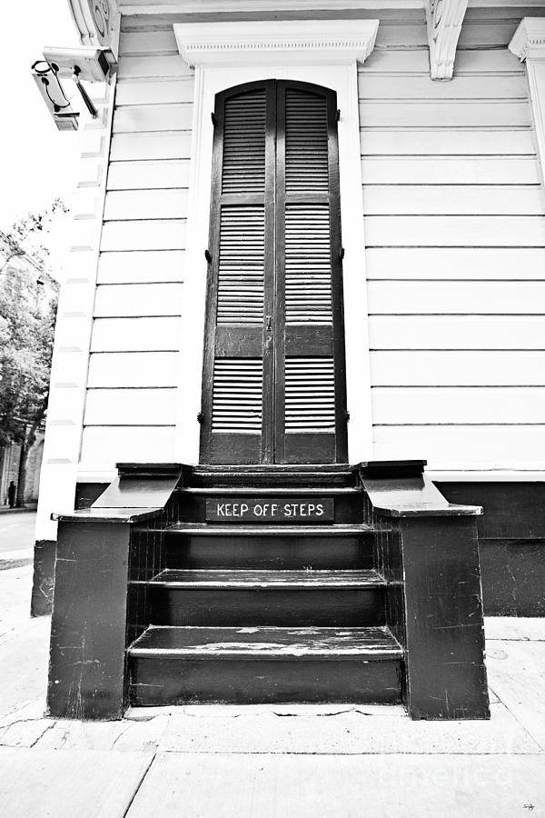 New Orleans Photograph - Keep Off Steps #2 by Scott Pellegrin